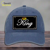 King Novelty License Plate Hat Unconstructed Cotton / Navy