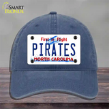 Pirates North Carolina Novelty License Plate Hat Unconstructed Cotton / Navy