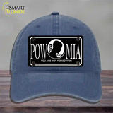 POW-MIA Novelty License Plate Hat Unconstructed Cotton / Navy