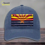 Arizona Corrugated Flag Novelty License Plate Hat Unconstructed Cotton / Navy