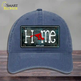 Maryland Home State Outline Novelty License Plate Hat Unconstructed Cotton / Navy