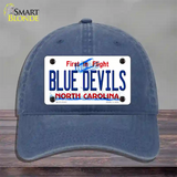 Blue Devils North Carolina State Novelty License Plate Hat Unconstructed Cotton / Navy