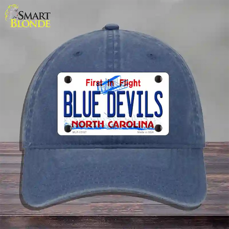 Blue Devils North Carolina State Novelty License Plate Hat Unconstructed Cotton / Navy