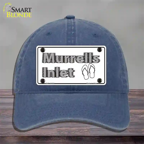 Murrells Inlet SC Novelty License Plate Hat Unconstructed Cotton / Navy