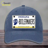 Boilermakers Indiana Novelty License Plate Hat Unconstructed Cotton / Navy