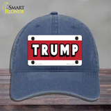 Trump Novelty License Plate Hat Unconstructed Cotton / Navy