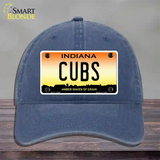 Cubs Indiana Novelty License Plate Hat Unconstructed Cotton / Navy