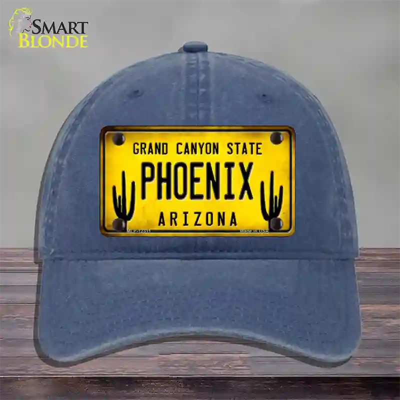 Arizona Phoenix Novelty License Plate Hat Unconstructed Cotton / Navy