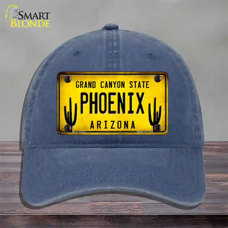 Arizona Phoenix Novelty License Plate Hat Unconstructed Cotton / Navy