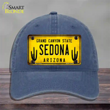 Arizona Sedona Novelty License Plate Hat Unconstructed Cotton / Navy