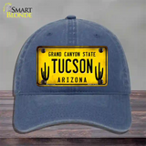 Arizona Tucson Novelty License Plate Hat Unconstructed Cotton / Navy