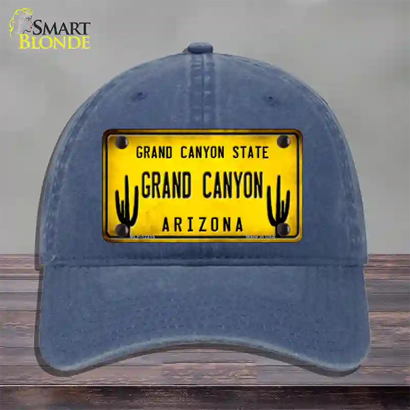 Arizona Grand Canyon Novelty License Plate Hat Unconstructed Cotton / Navy