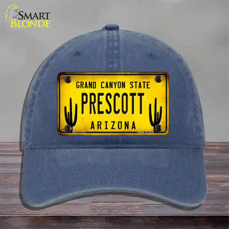 Arizona Prescott Novelty License Plate Hat Unconstructed Cotton / Navy