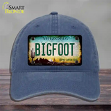 Bigfoot Arizona Novelty License Plate Hat Unconstructed Cotton / Navy