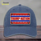 Trump Nation Novelty License Plate Hat Unconstructed Cotton / Navy