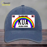 Koa Hawaii Novelty License Plate Hat Unconstructed Cotton / Navy