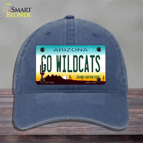 Go Wildcats Novelty License Plate Hat Unconstructed Cotton / Navy