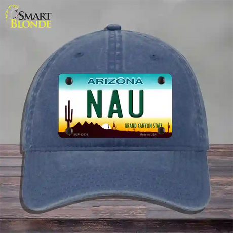 Northern Arizona Univ Novelty License Plate Hat Unconstructed Cotton / Navy