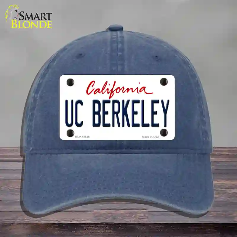 UC Berkeley Novelty License Plate Hat Unconstructed Cotton / Navy