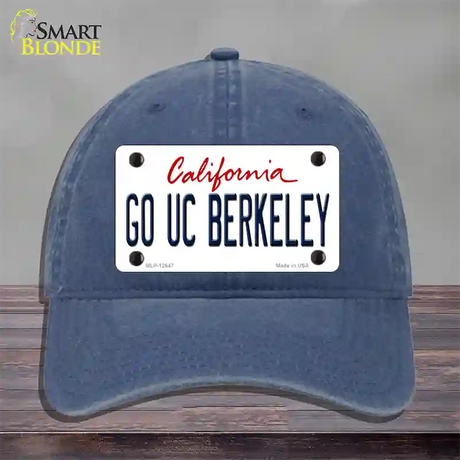 Go UC Berkeley Novelty License Plate Hat Unconstructed Cotton / Navy