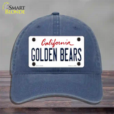 Golden Bears Novelty License Plate Hat Unconstructed Cotton / Navy