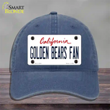 Golden Bears Fan Novelty License Plate Hat Unconstructed Cotton / Navy