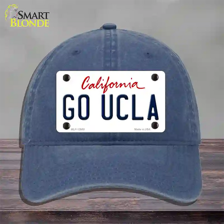 Go UCLA Novelty License Plate Hat Unconstructed Cotton / Navy