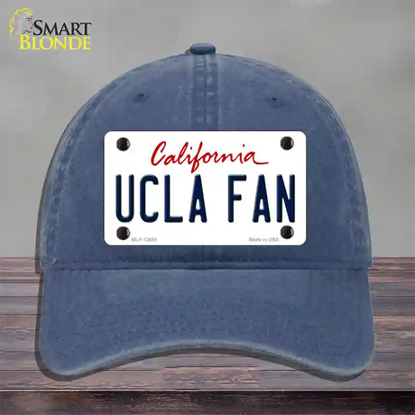 UCLA Fan Novelty License Plate Hat Unconstructed Cotton / Navy