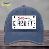 Go Fresno State Novelty License Plate Hat Unconstructed Cotton / Navy