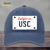 USC Novelty License Plate Hat Unconstructed Cotton / Navy