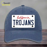 Trojans Novelty License Plate Hat Unconstructed Cotton / Navy