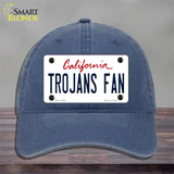 Trojans Fan Novelty License Plate Hat Unconstructed Cotton / Navy