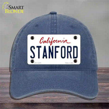 Stanford Novelty License Plate Hat Unconstructed Cotton / Navy