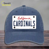 Cardinals Novelty License Plate Hat Unconstructed Cotton / Navy