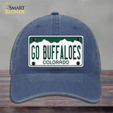 Go Buffaloes Novelty License Plate Hat Unconstructed Cotton / Navy