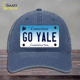 Go Yale Novelty License Plate Hat Unconstructed Cotton / Navy