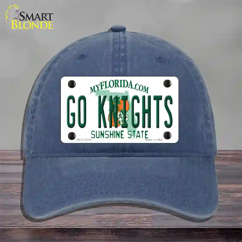 Go Knights Novelty License Plate Hat Unconstructed Cotton / Navy