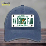 Knights Fan Novelty License Plate Hat Unconstructed Cotton / Navy