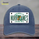 Hurricanes Novelty License Plate Hat Unconstructed Cotton / Navy