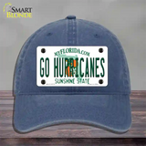 Go Hurricanes Novelty License Plate Hat Unconstructed Cotton / Navy