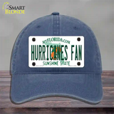 Hurricanes Fan Novelty License Plate Hat Unconstructed Cotton / Navy