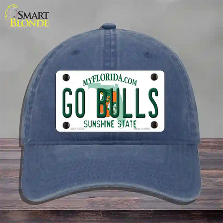 Go Bulls Novelty License Plate Hat Unconstructed Cotton / Navy