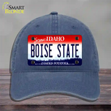 Boise State Novelty License Plate Hat Unconstructed Cotton / Navy