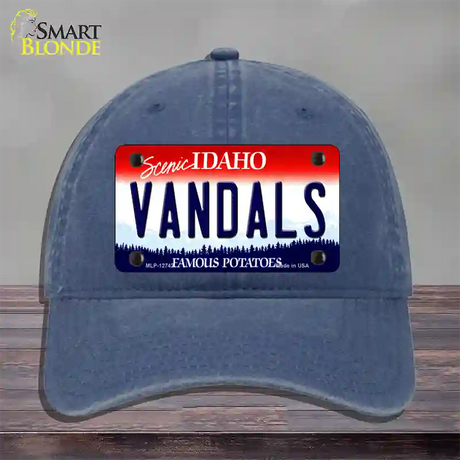 Vandals Novelty License Plate Hat Unconstructed Cotton / Navy