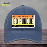 Go Purdue Novelty License Plate Hat Tag Unconstructed Cotton / Navy