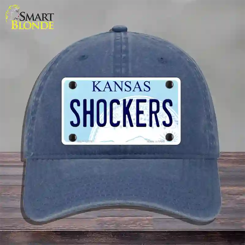 Shockers Novelty License Plate Hat Tag Unconstructed Cotton / Navy