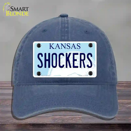 Shockers Novelty License Plate Hat Tag Unconstructed Cotton / Navy