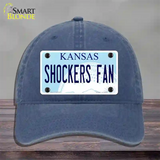 Shockers Fan Novelty License Plate Hat Tag Unconstructed Cotton / Navy