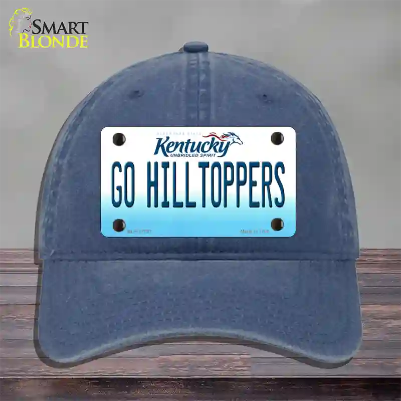 Go Hilltoppers Novelty License Plate Hat Tag Unconstructed Cotton / Navy