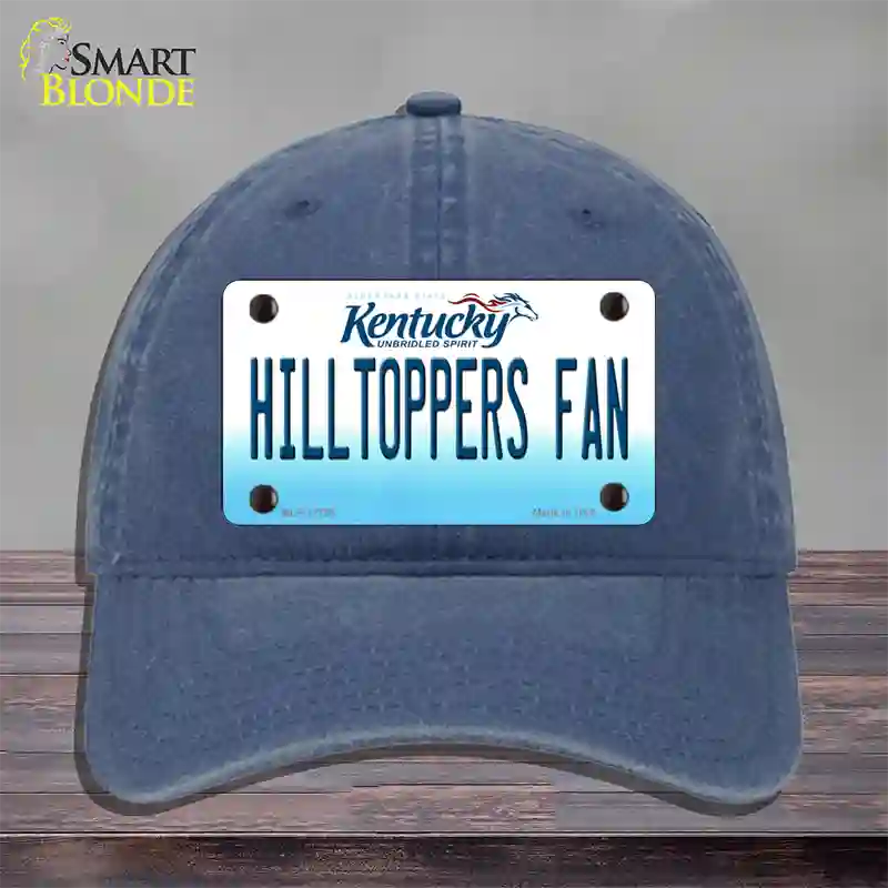 Hilltoppers Fan Novelty License Plate Hat Tag Unconstructed Cotton / Navy